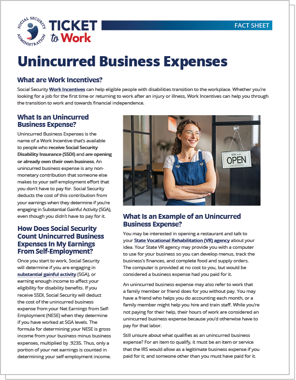 Fact Sheet cover page